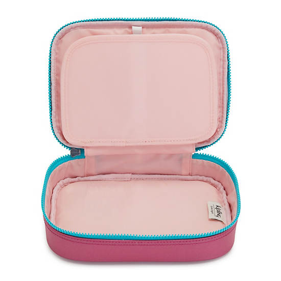 Kipling 100 Pens Metallic Case Tassen Roze | BE 1888IL